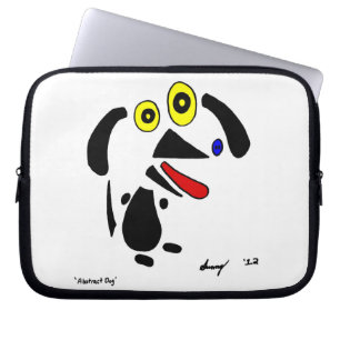 Abstract Dog Laptop Sleeve
