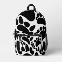 Abstract Dog Pawprint