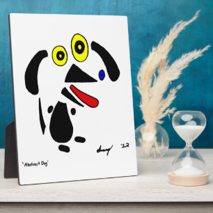 Abstract Dog Plaque