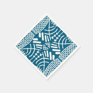 abstract doodle modern napkin
