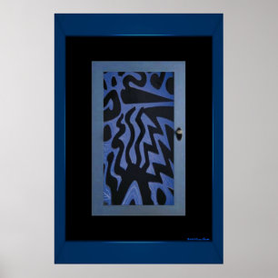 Abstract Door Print