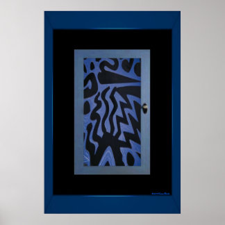 Abstract Door Print