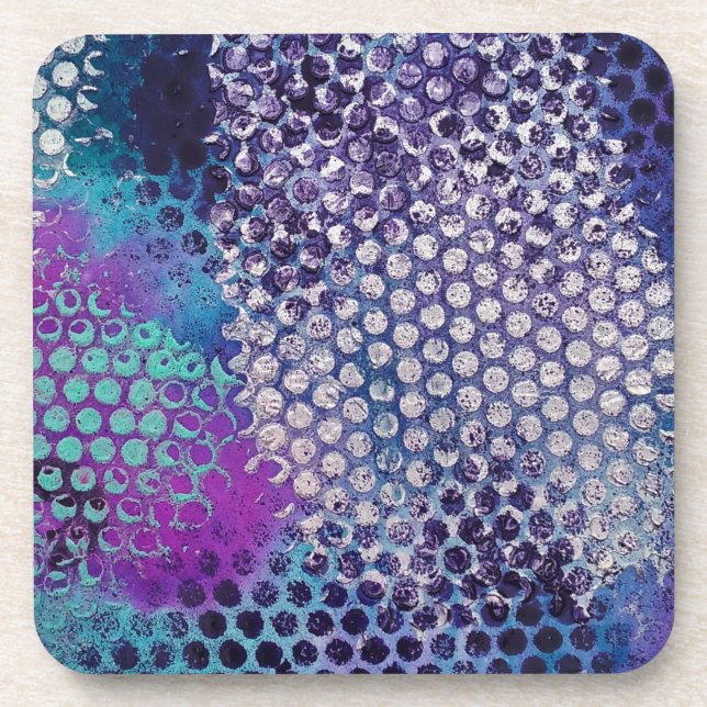 Abstract Dots Coaster (Front)