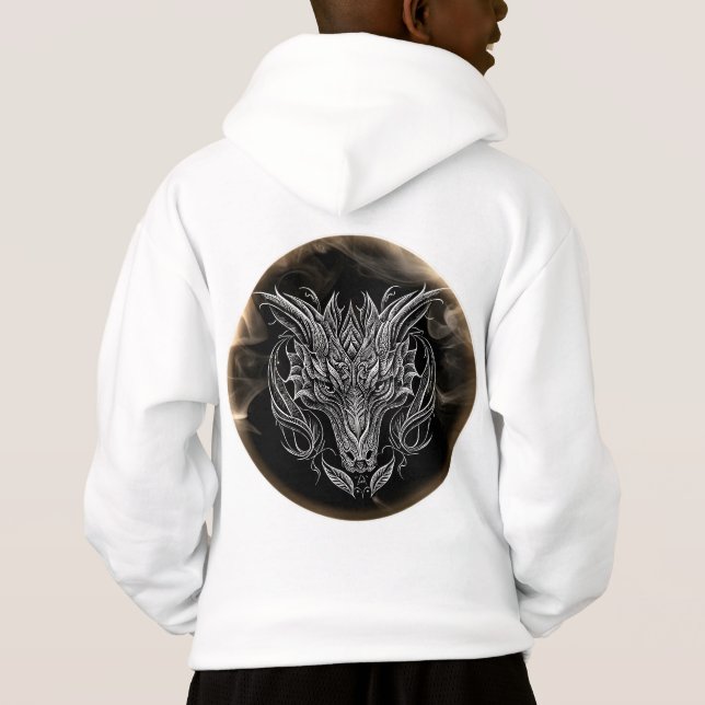 Abstract Dragon Head in Aesthetic  (Back)