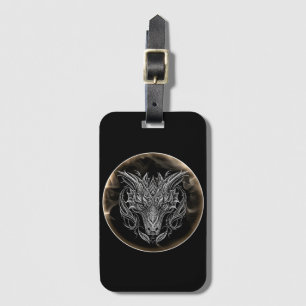 Abstract Dragon Head in Aesthetic Luggage Tag