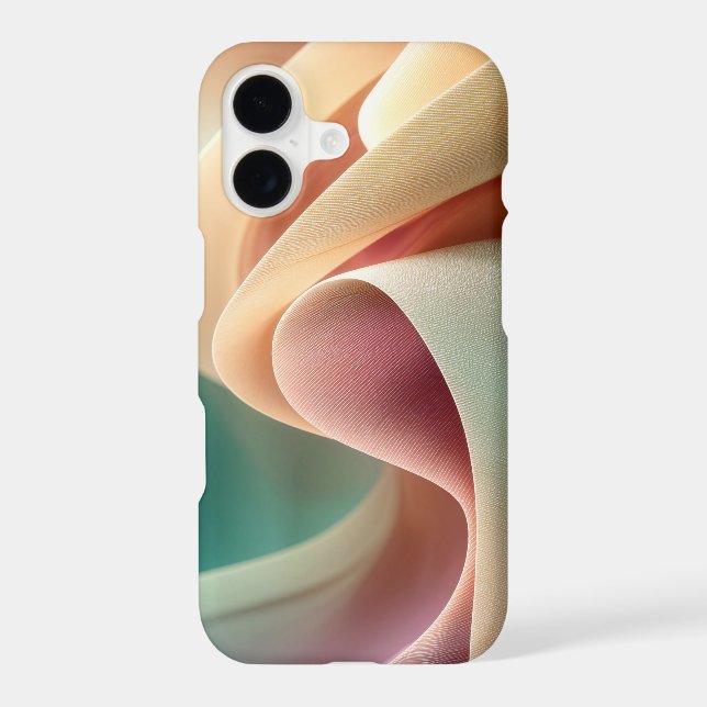 Abstract Drapery with Pastel Gradient Flow (Back)
