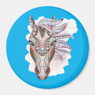 Abstract drawing of a horse magnet