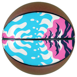 Abstract Dream Wave – Vibrant Surreal Flow Basketball
