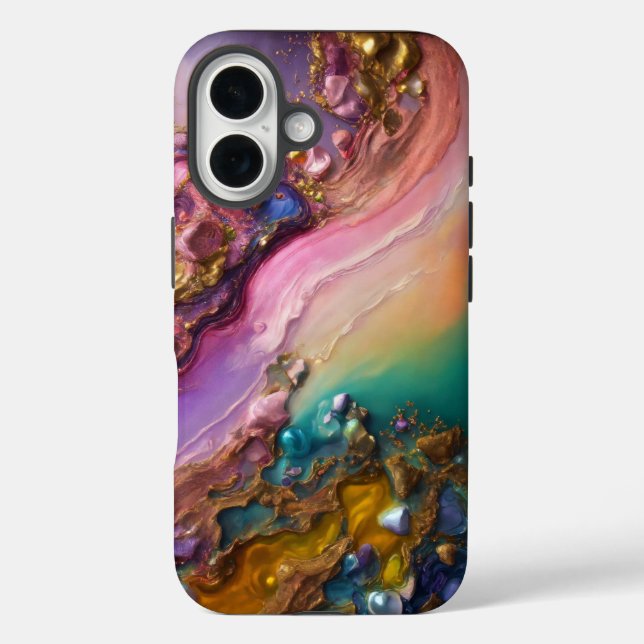 Abstract Dreamscape Phone Case  (Back)