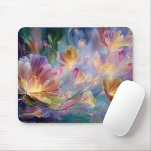 Abstract dreamy floral garden  mouse mat