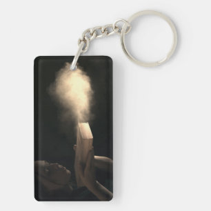 Abstract - Dusting Off Book Key Ring