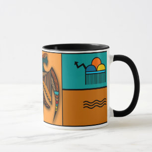Abstract Eagle Mug