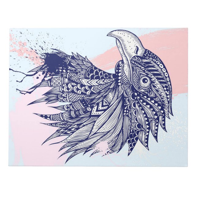 Abstract Eagle Notepad (Front)