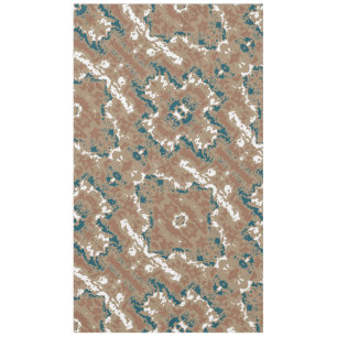 Abstract Earth Camouflage Brown Tablecloth