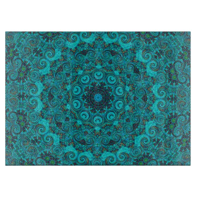 Abstract Earth Cutting Board (Front)