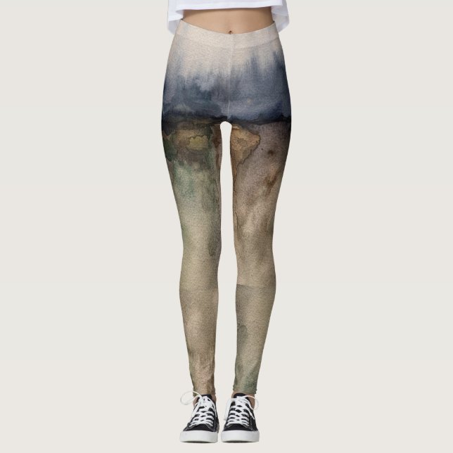 Abstract Earth Leggings (Front)