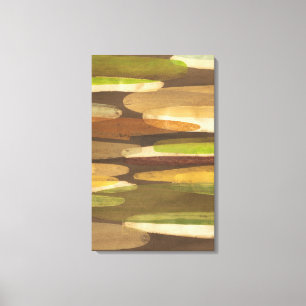 Abstract Earth Tone Landscape Canvas Print