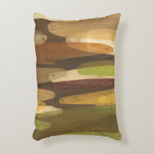Abstract Earth Tone Landscape Decorative Cushion