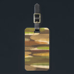Abstract Earth Tone Landscape Luggage Tag<br><div class="desc">This abstract landscape was created by Megan Meagher. The earth tones of the piece give it a rustic feeling. Purchase yours today!</div>