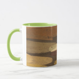 Abstract Earth Tone Landscape Mug