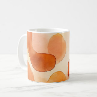 Abstract Earth Tone Watercolor Coffee Mug