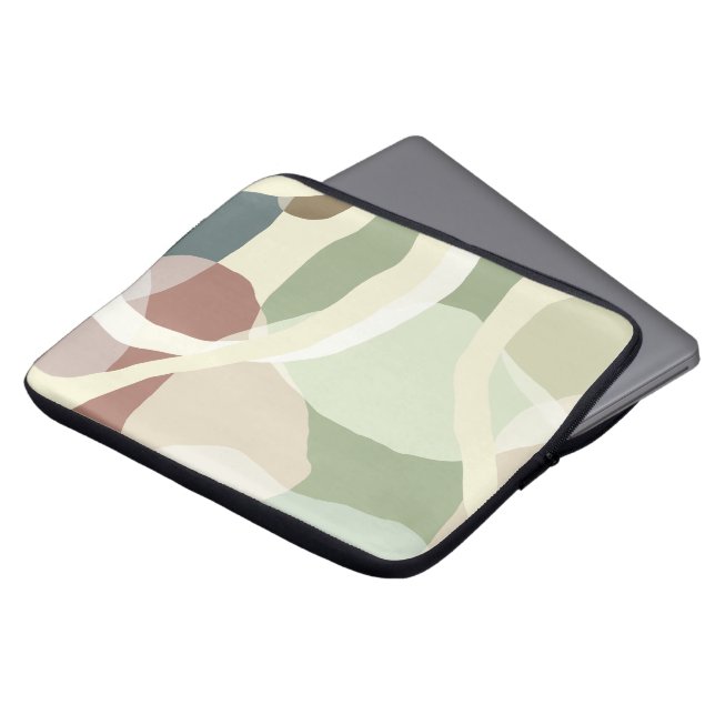 Abstract Earthiness Laptop Sleeve (Front Top)