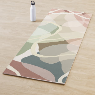 Abstract Earthiness Yoga Mat