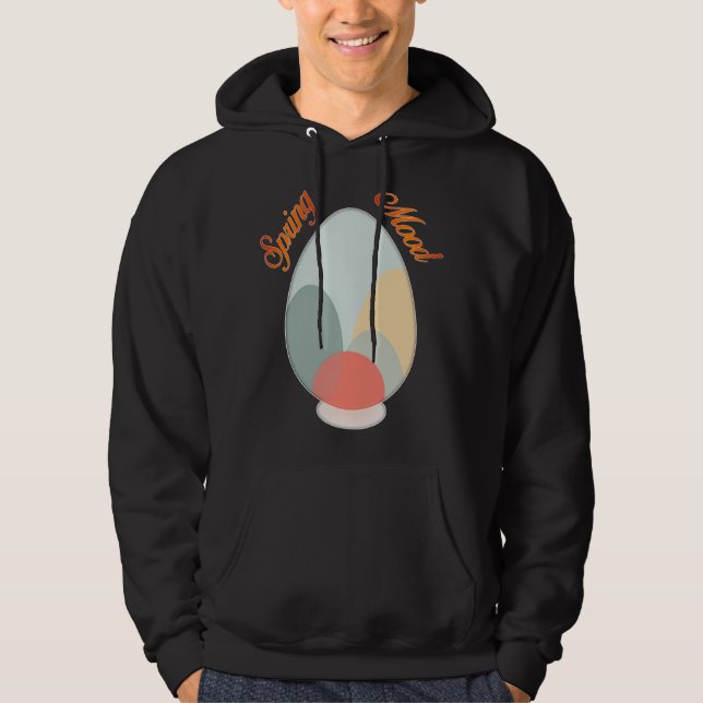 Abstract Easter Egg – Modern Art - moletom Hoodie (Front)