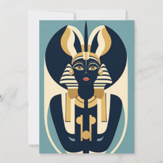 Abstract Egypt Invitation