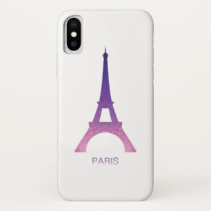 Abstract Eiffel Tower iPhone X Case