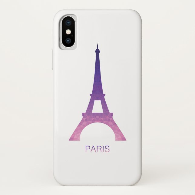 Abstract Eiffel Tower Case-Mate iPhone Case (Back)