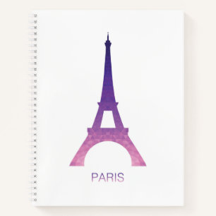 Abstract Eiffel Tower Notebook