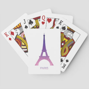 Abstract Eiffel Tower Playing Cards