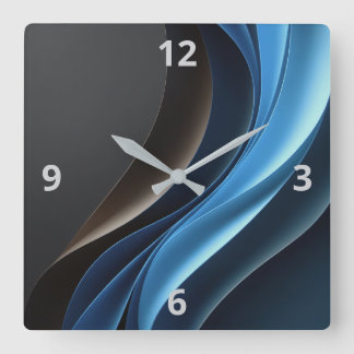 Abstract Elegance Customisable Clock