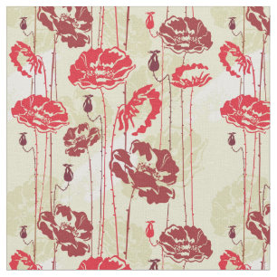 Abstract Elegance floral pattern 2 Fabric