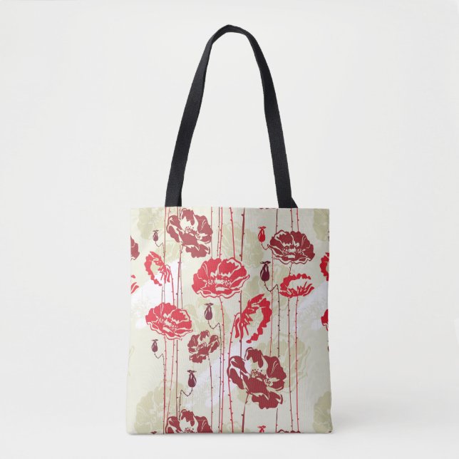 Abstract Elegance floral pattern 2 Tote Bag (Front)
