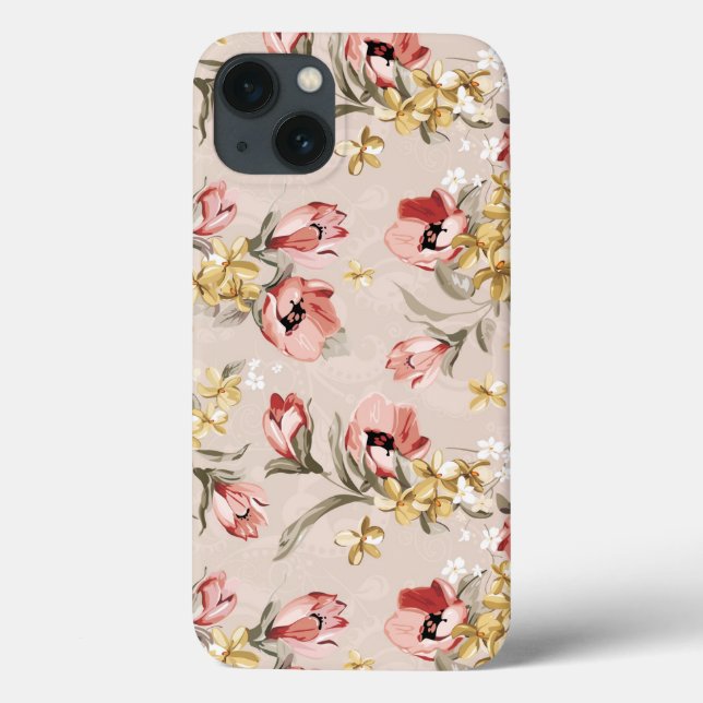 Abstract Elegance floral pattern 3 Case-Mate iPhone Case (Back)