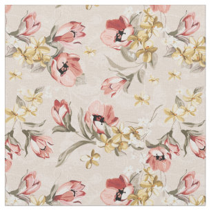 Abstract Elegance floral pattern 3 Fabric
