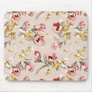 Abstract Elegance floral pattern 3 Mouse Mat