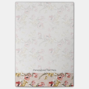 Abstract Elegance floral pattern 3 Post-it Notes