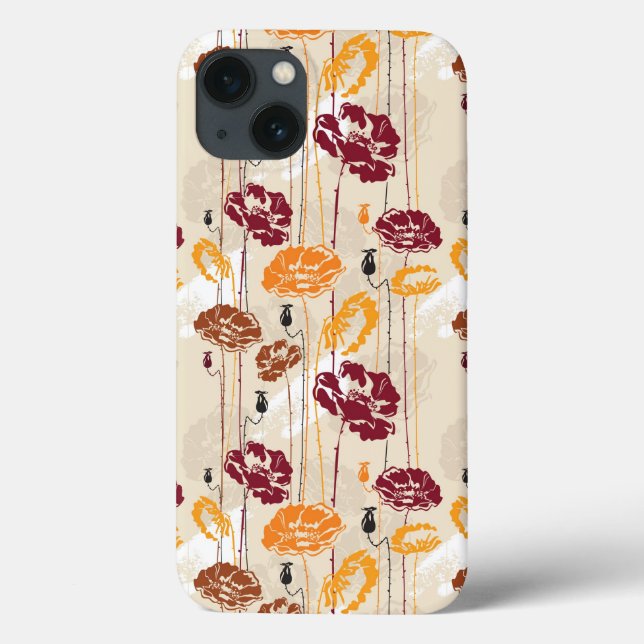 Abstract Elegance floral pattern 4 Case-Mate iPhone Case (Back)