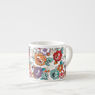Abstract Elegance floral pattern 5 Espresso Cup