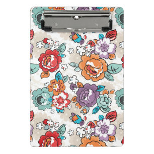 Abstract Elegance floral pattern 5 Mini Clipboard