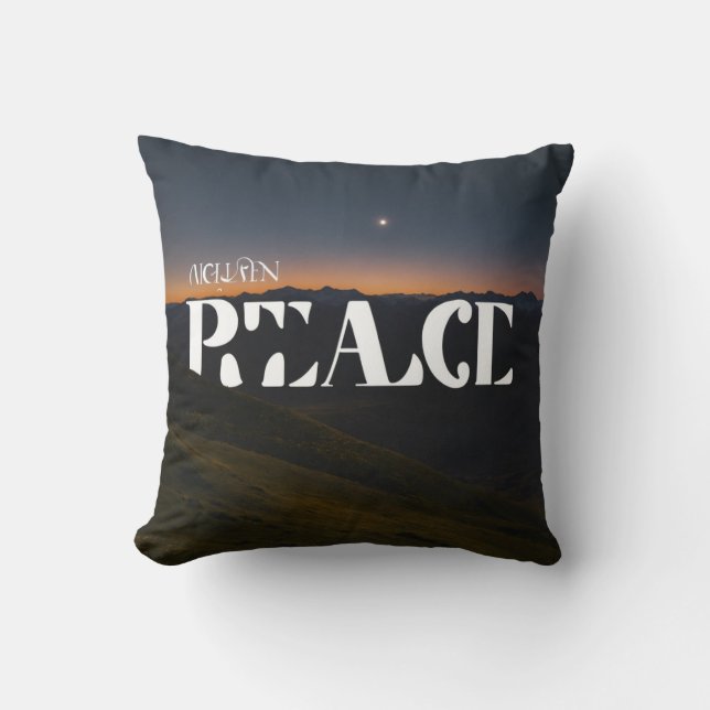 "Abstract Elegance: Fusion of Form and Colour  Cushion (Front)