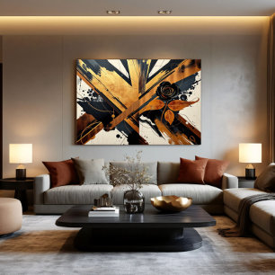 Abstract Elegance in Unique Art Poster