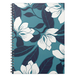 Abstract elegance pattern with floral background. notebook