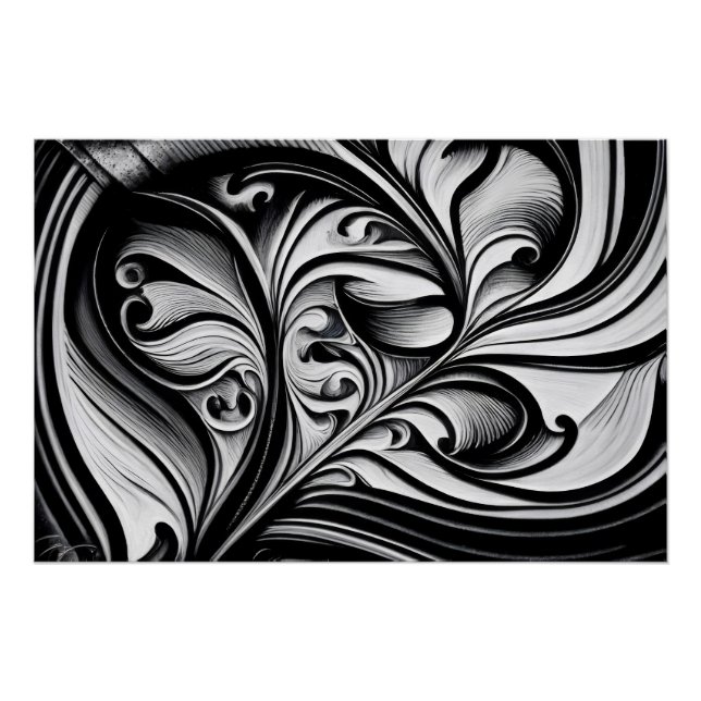 Abstract Elegance Poster (Front)