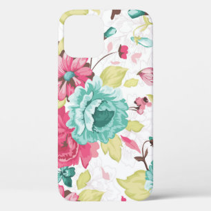 Abstract Elegance Seamless pattern with floral bac iPhone 12 Case