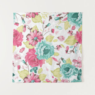 Abstract Elegance Seamless pattern with floral bac Tapestry