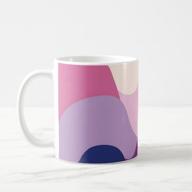 Abstract Elegant Coffee Mug (Left)